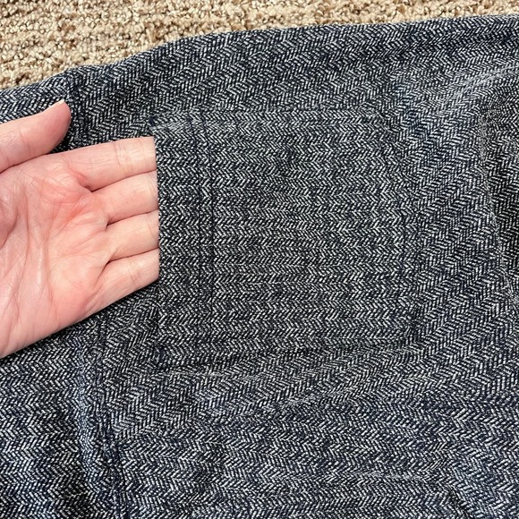 EUC Athleta Metro High Waist Heathered Navy Herringbone Leggings size XS - Picture 8 of 10